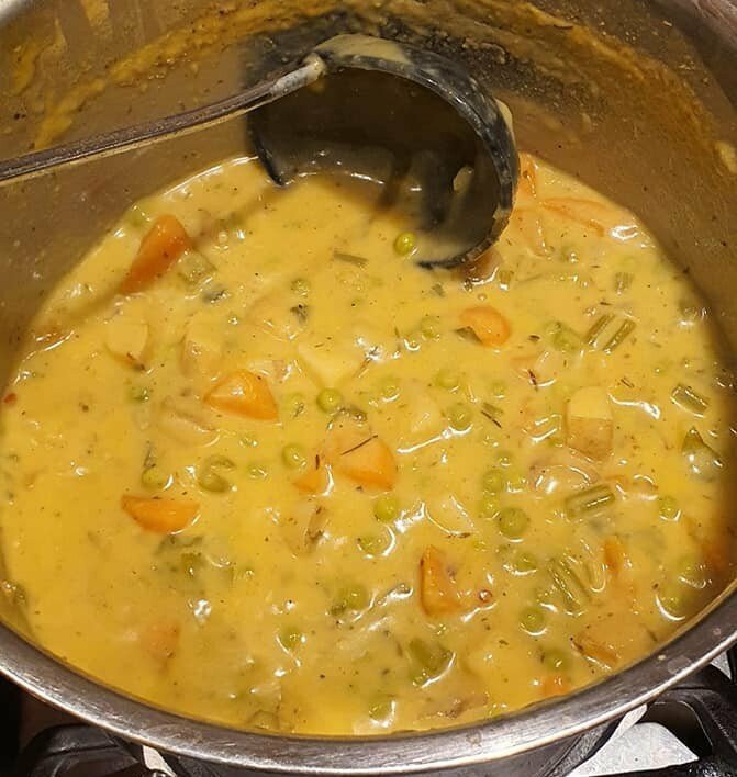 Chunky veg & potato soup