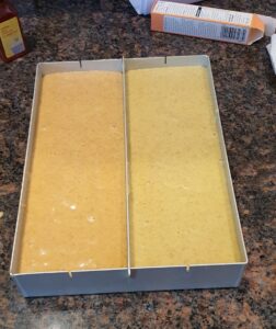cake mix in both sides