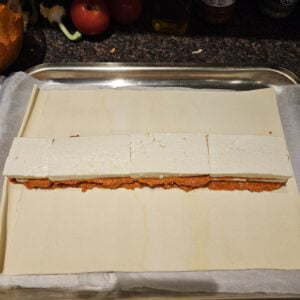 adding 2nd layer of tofu
