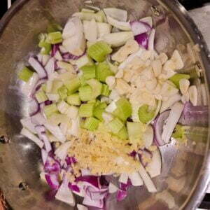 Add the ginger & celery
