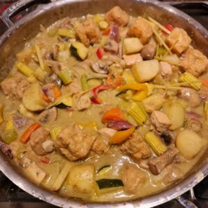 Vegan Thai Green Curry & Tofu