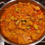 Thai yellow curry ready to serve thumbnail