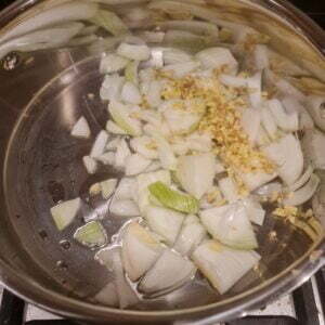 add the garlic