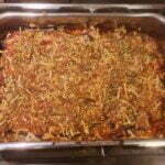 Melanzane parmigiana con tempeh cooked