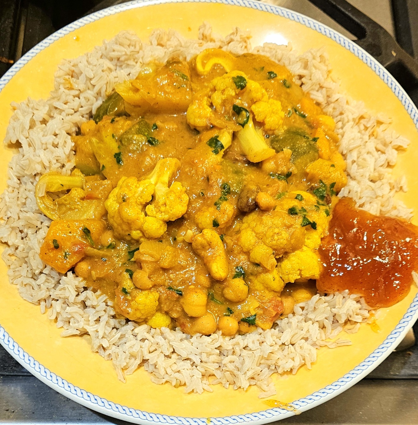 Cauliflower & Chickpea Madras Curry - Phil's Vegan Recipes